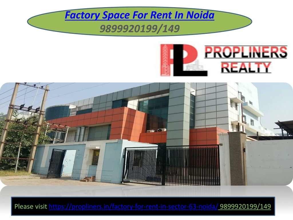 factory space for rent in noida 9899920199 149