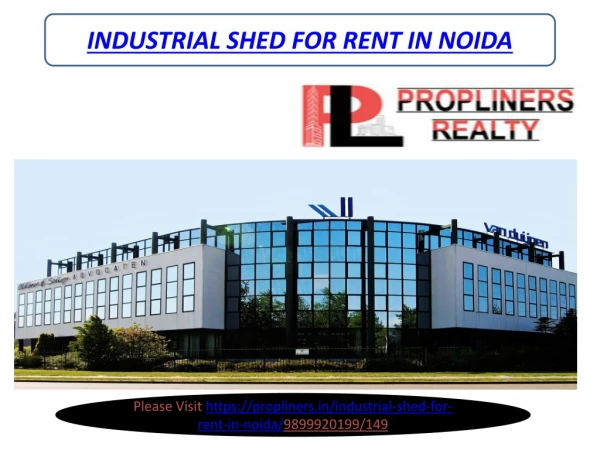 Industrial Shed For Rent In Noida 9899920149