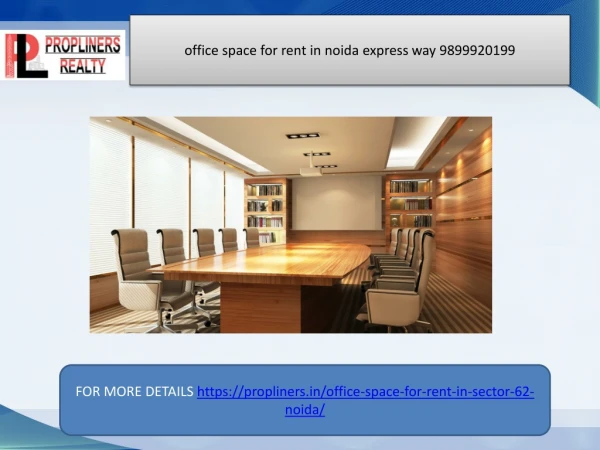 Office Space For Rent In Noida Expressway-9899920199