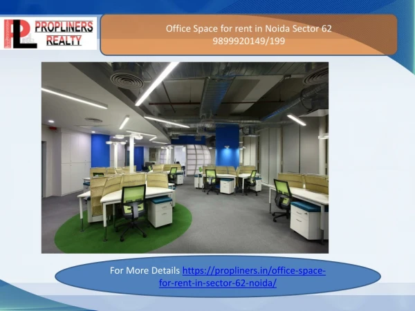 Office Space For Rent In sector 62 Noida 9899920199