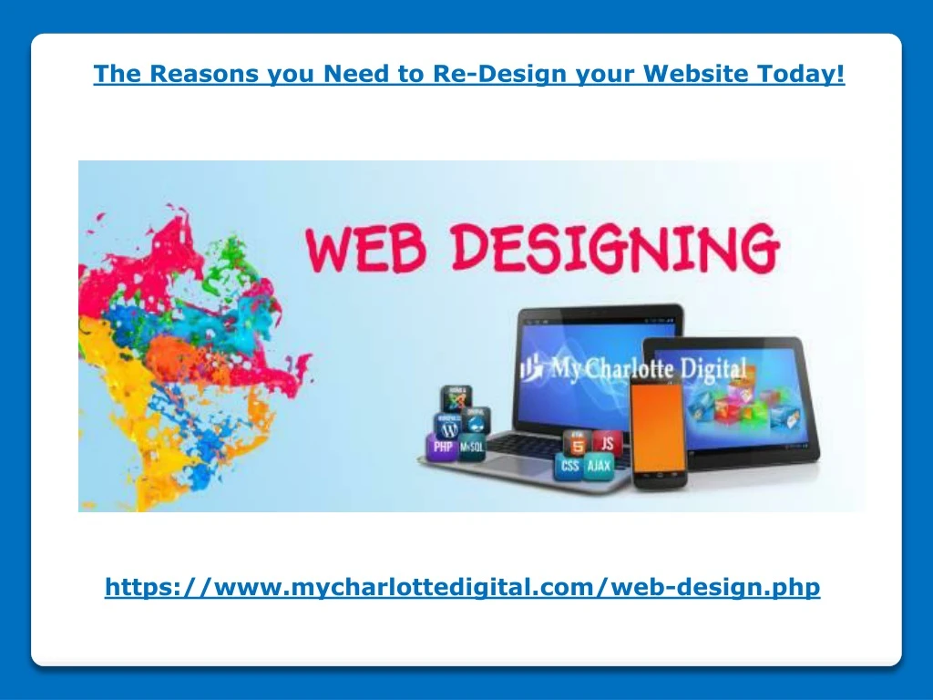 the reasons you need to re design your website