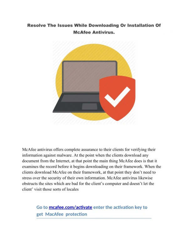 resolve the issues while downloading