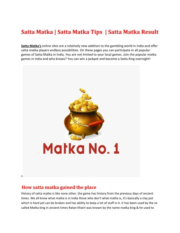 Get Milan Matka chart and rersult