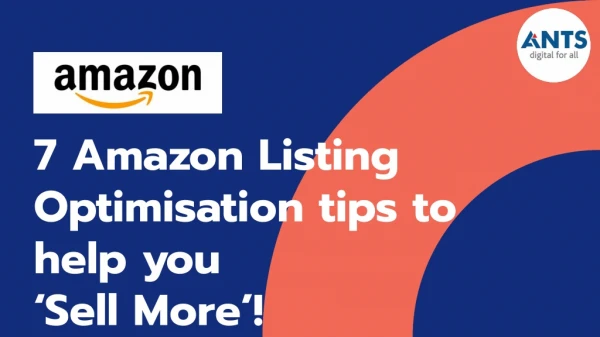 Amazon SEO Services | Amazon Optimization | ANTS Digital