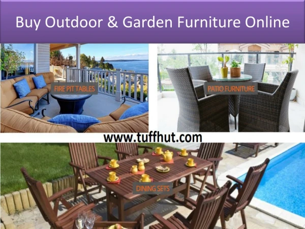 Outdoor wood patio furniture