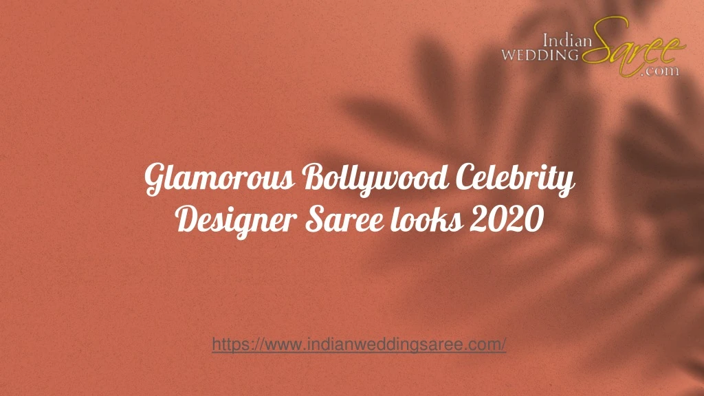 glamorous bollywood celebrity designer saree