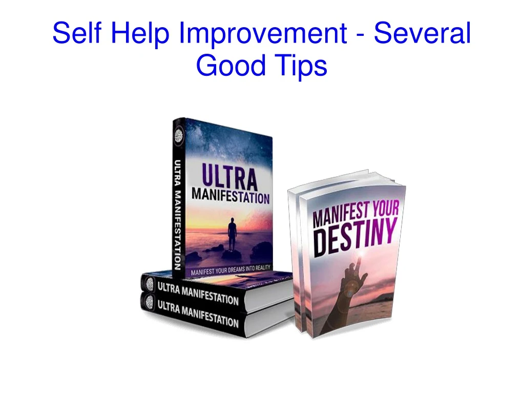 self help improvement several good tips