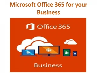 Microsoft Office 365 for your Business - slide 1