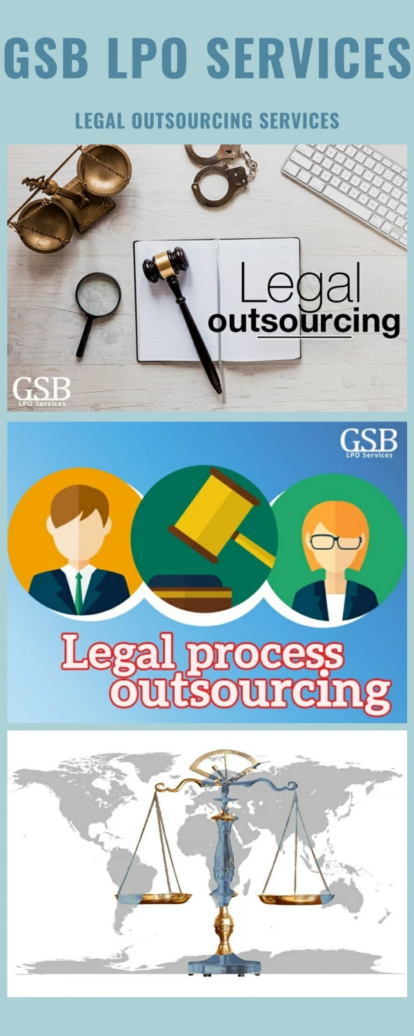 Best Legal Outsourcing Service: GSB LPO Services