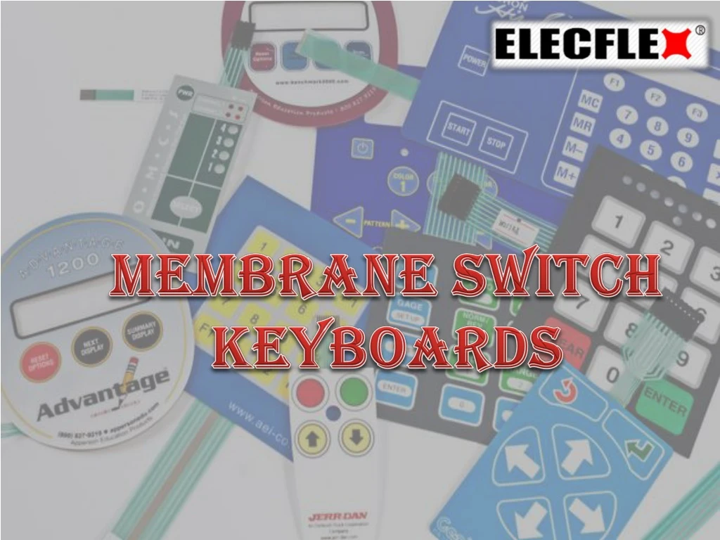 membrane switch keyboards