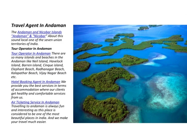 Travel Agent In Andaman