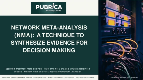 network meta analysis nma a technique