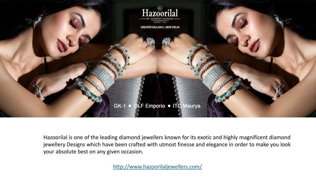 hazoorilal is one of the leading diamond