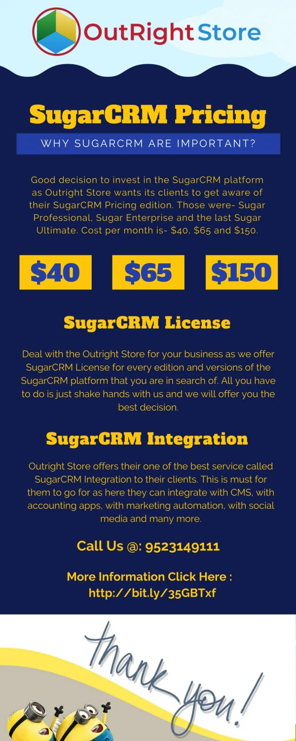 Sugarcrm Pricing | SugarCRM Integration | SugarCRM License