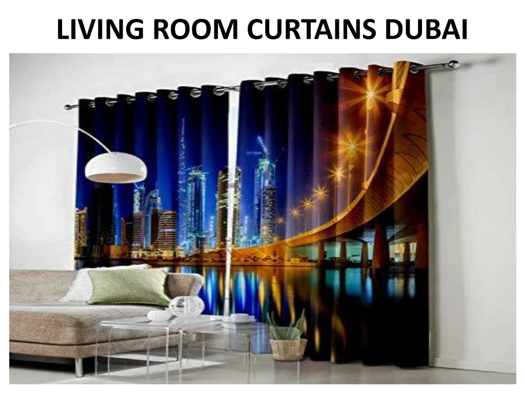 living room curtains dubai