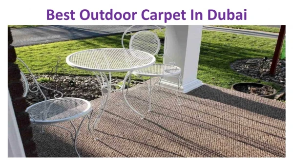 Best Outdoor Carpet In Dubai