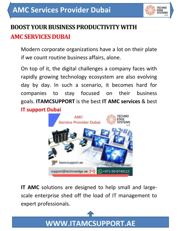 amc services provider dubai