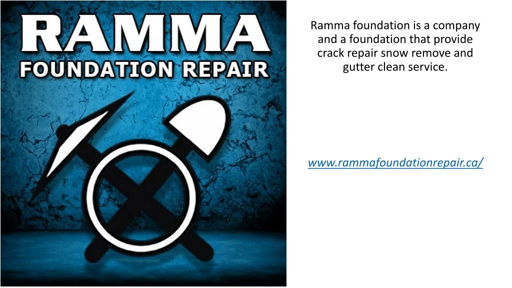 ramma foundation is a company and a foundation