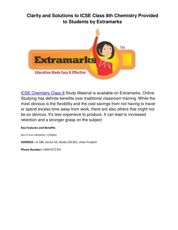 clarity and solutions to icse class 8th chemistry