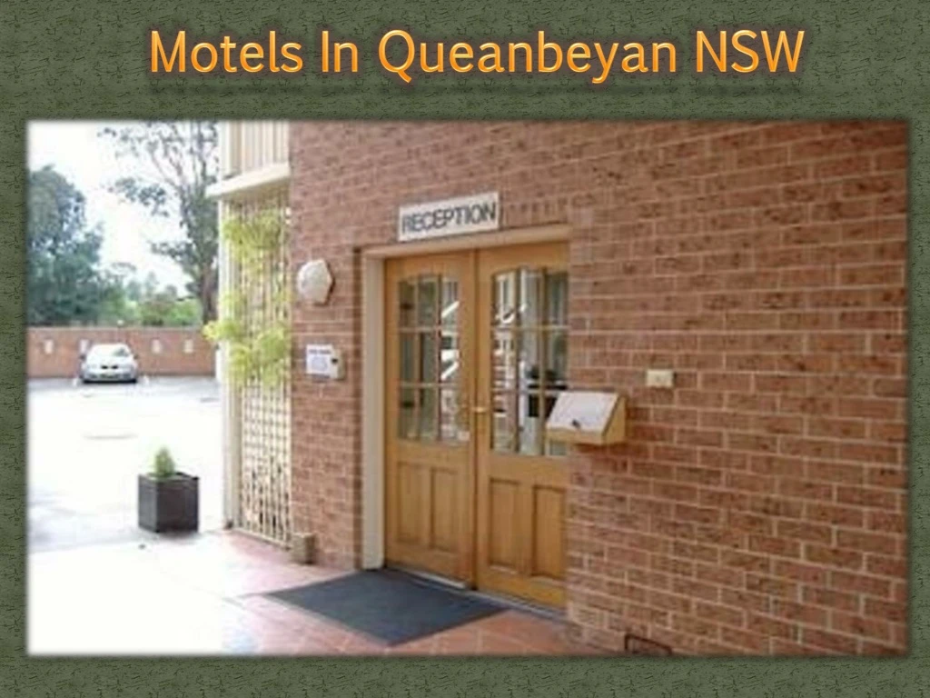motels in queanbeyan nsw