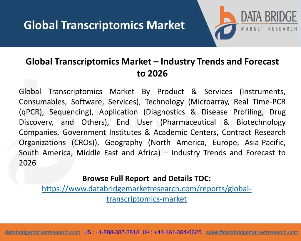 global transcriptomics market