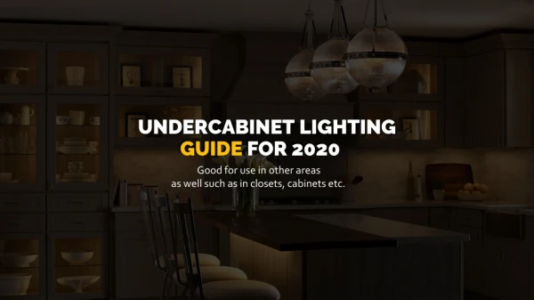Use LED Under Cabinet Lights For Kitchens