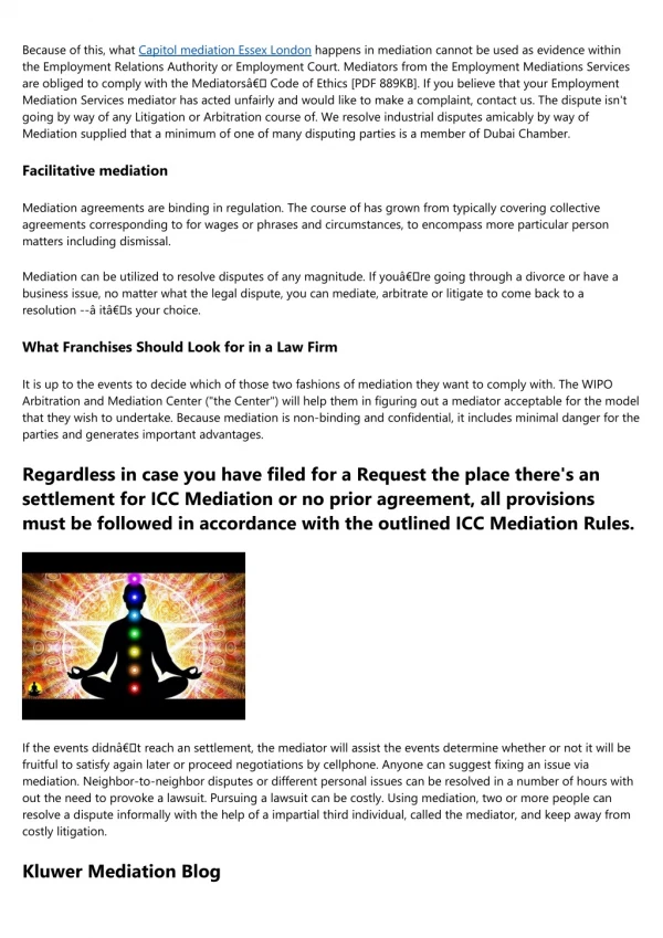 The Intermediate Guide to Mediation Leyton Capitol