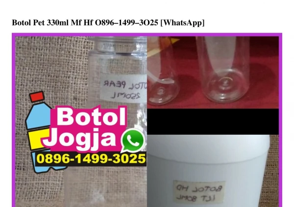 botol pet 330ml mf hf o896 1499 3o25 whatsapp