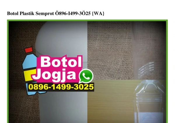 botol plastik semprot 896 i499 3 25 wa