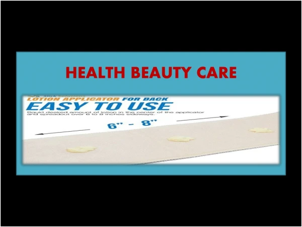 health beauty care
