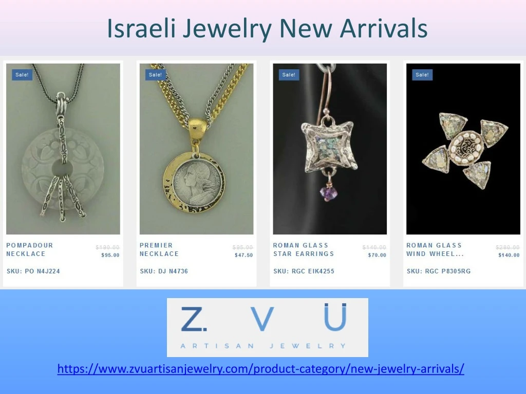 israeli jewelry new arrivals