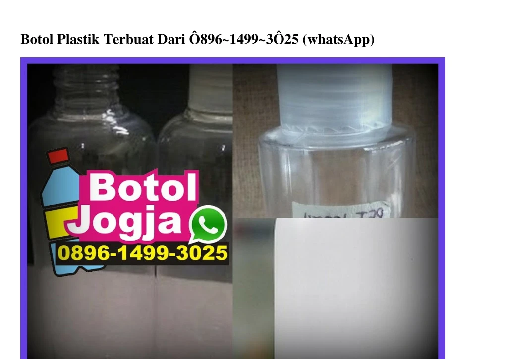 botol plastik terbuat dari 896 1499 3 25 whatsapp