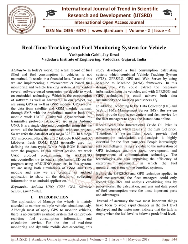 international journal of trend in scientific