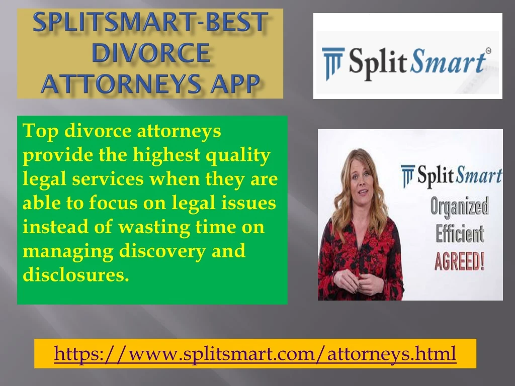 splitsmart best divorce attorneys app