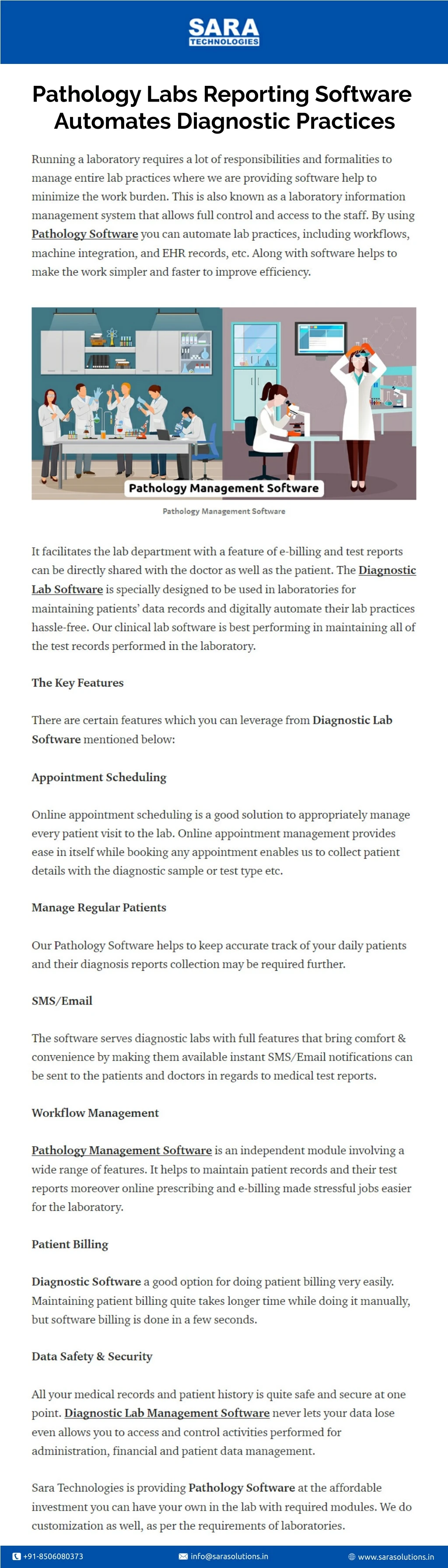 pathology labs reporting software automates