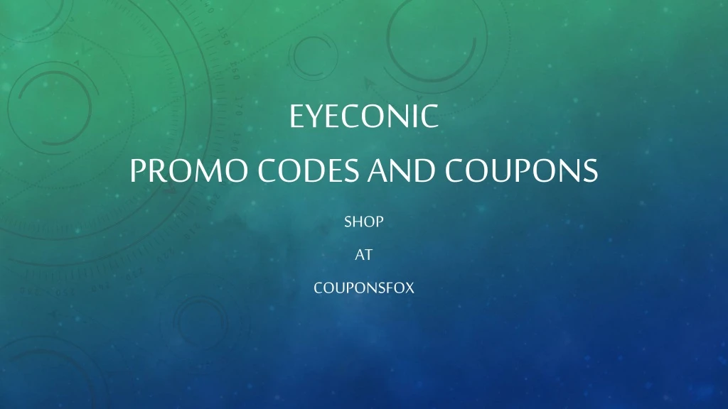 eyeconic promo codes and coupons