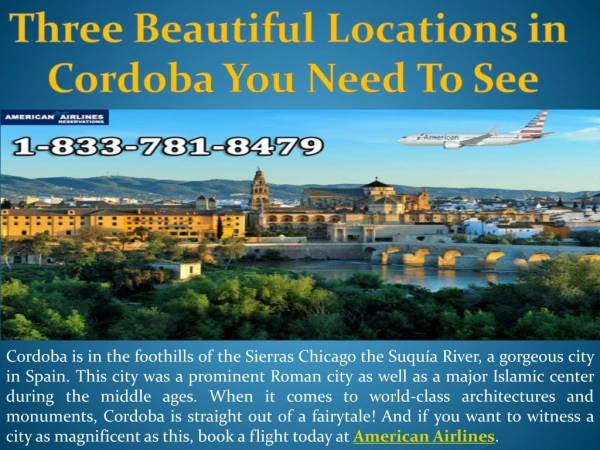 Three Beautiful Locations in Cordoba You Need To See