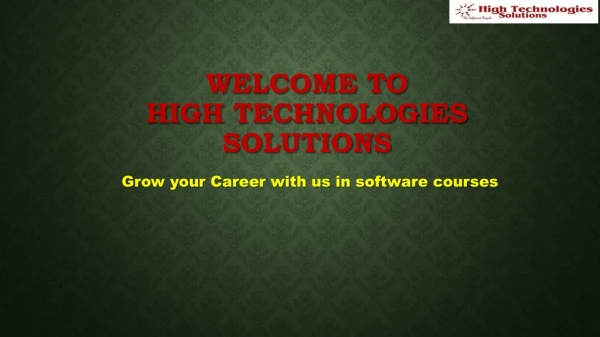 welcome to high technologies solutions