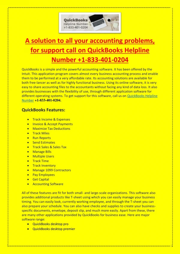 a solution to all your accounting problems