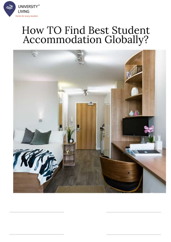 How to Find Best Student Accommodation Globally?