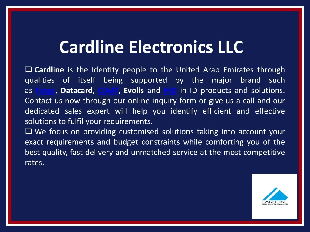 cardline electronics llc