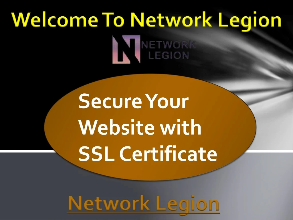 welcome to network legion