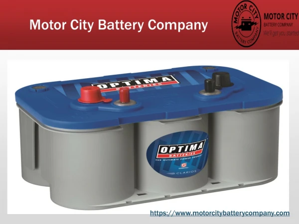 Auto batteries Trenton | Motor City Battery Company