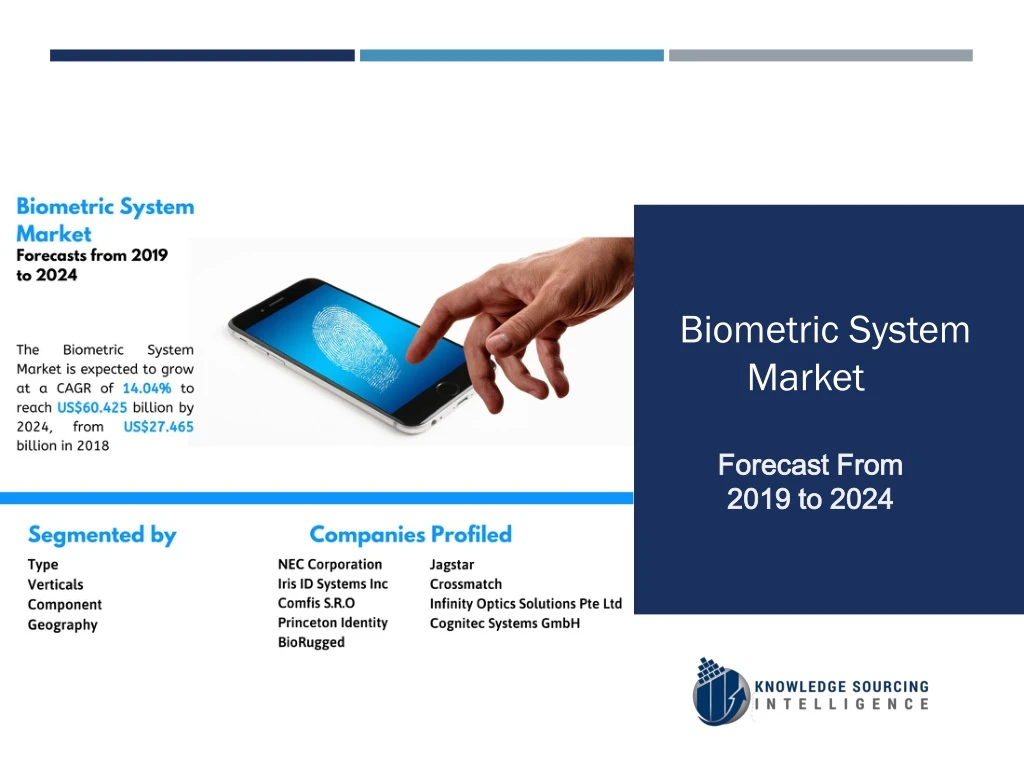 biometric system market forecast from 2019 to 2024