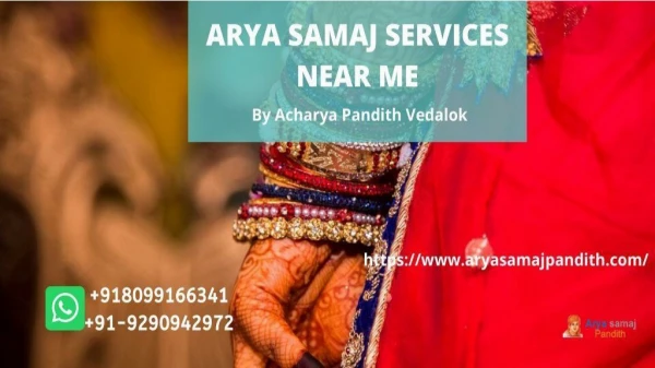 AryaSamaj Services in Tolichowki