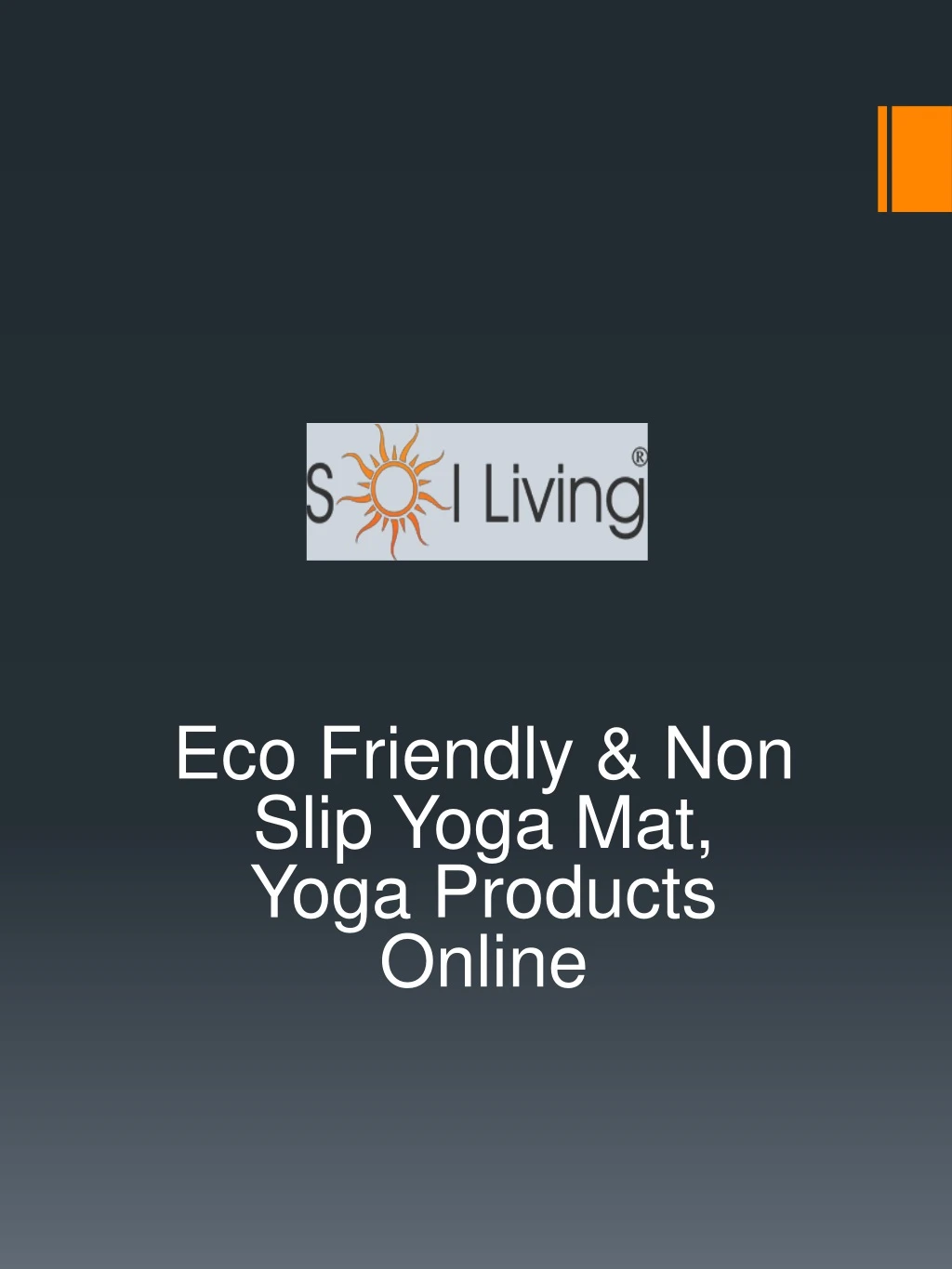 eco friendly non slip yoga mat yoga products