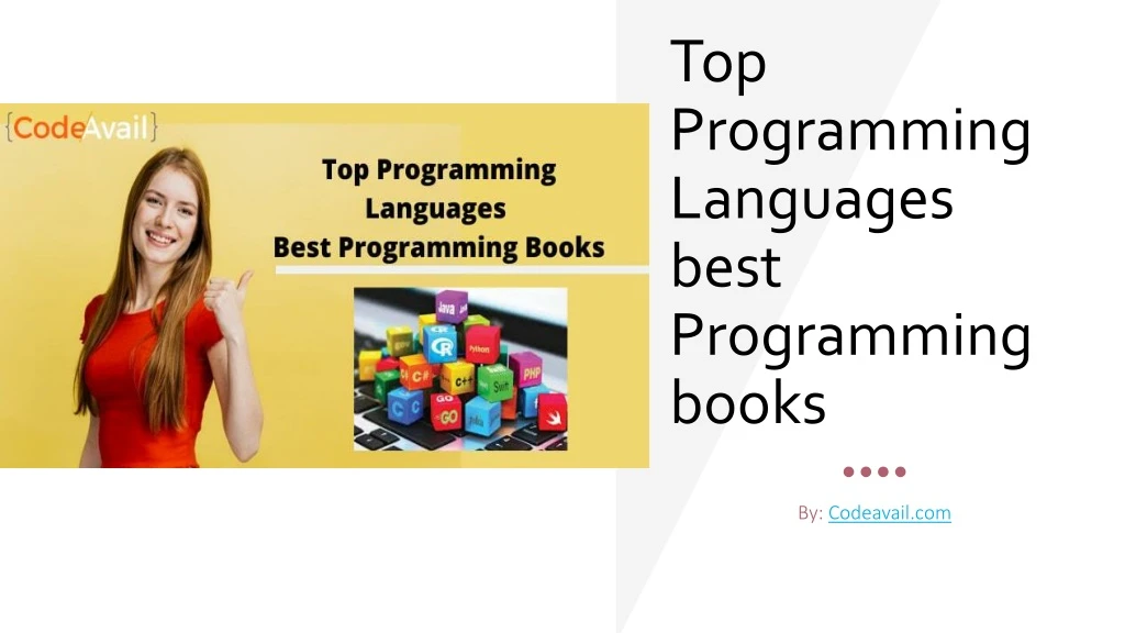 top programming languages best programming books