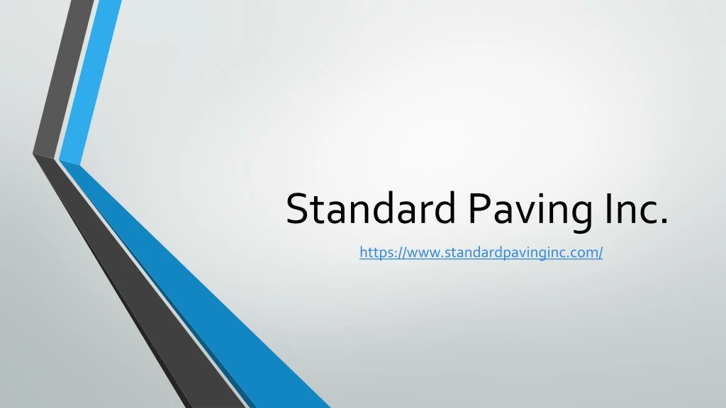 standard paving inc