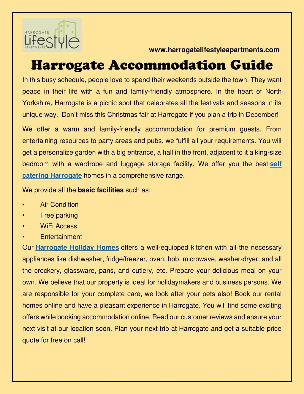 www harrogatelifestyleapartments com