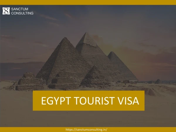 Apply for Egypt Tourist Visa with Sanctum Consulting